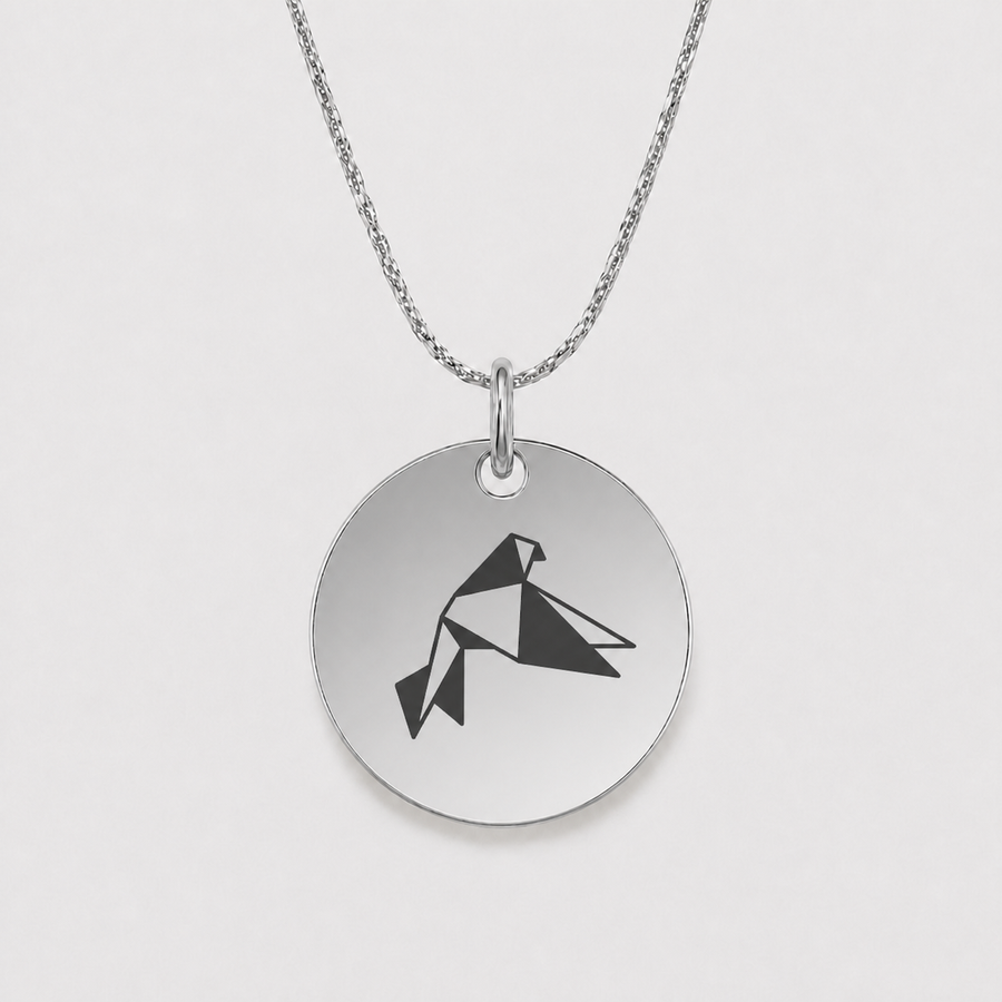 Origami Bird Pendant