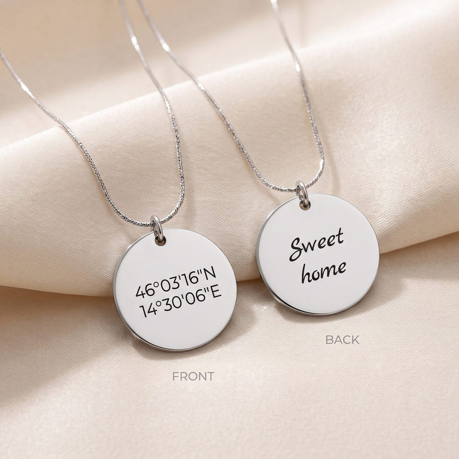 Home Coordinates Pendant