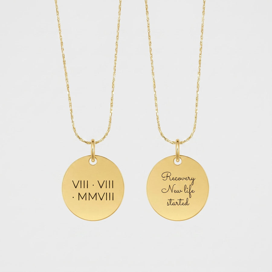 New Chapter Date Pendant