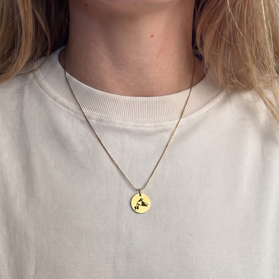 Origami Bird Pendant
