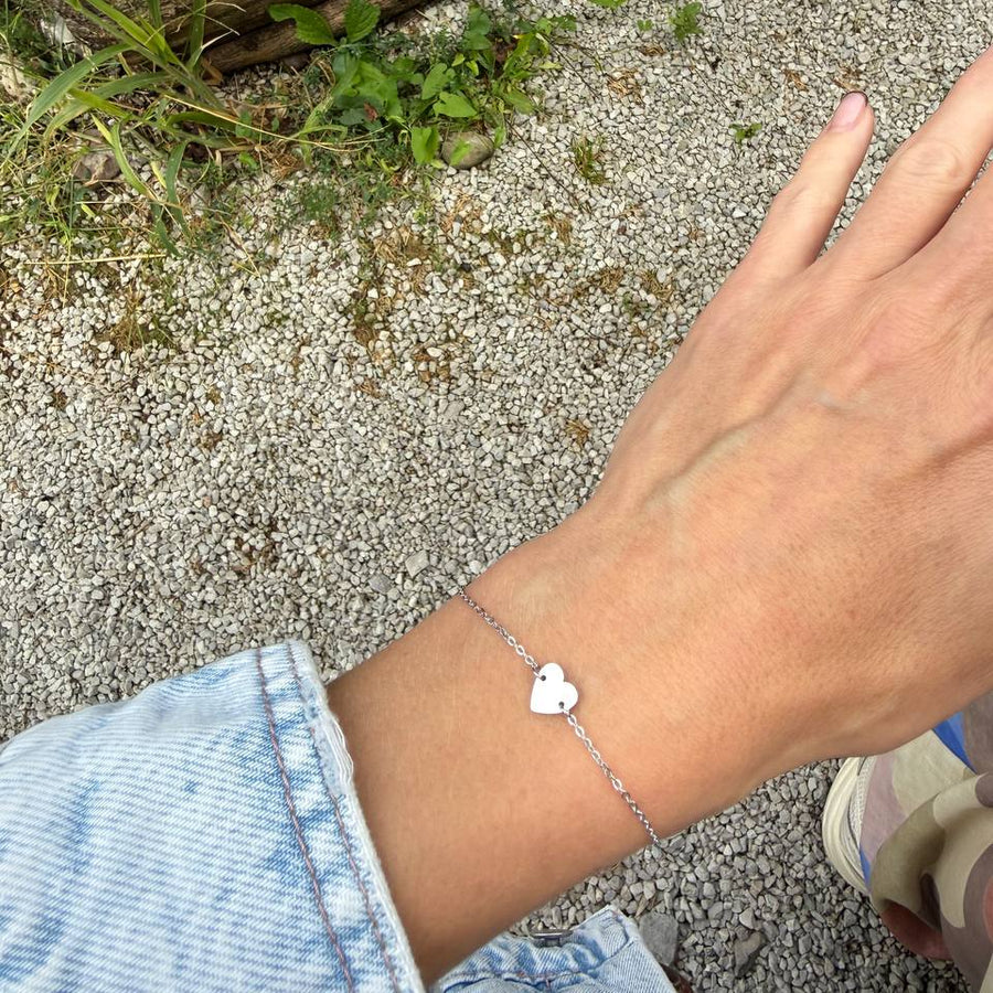 Initials Heart Bracelet