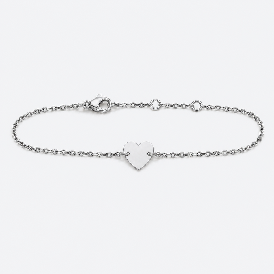 Initials Heart Bracelet