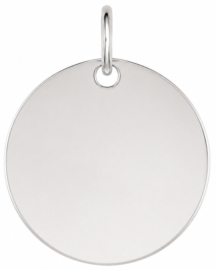 Engravable pendant front